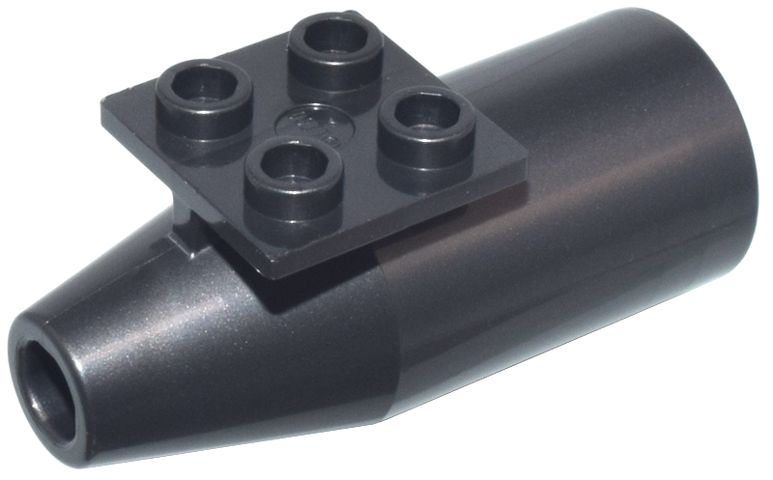 Engine Smooth Large [2 x 2 Thin Top Plate] in Pearl Dark Gray