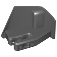 Technic Panel RC Car Mudguard Front, Right in Pearl Dark Gray