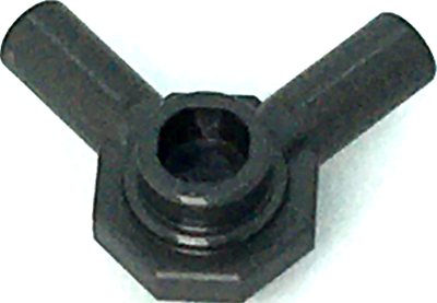 Tool Connector 2 Bar 90 deg, Stud on Both Sides in Pearl Dark Gray