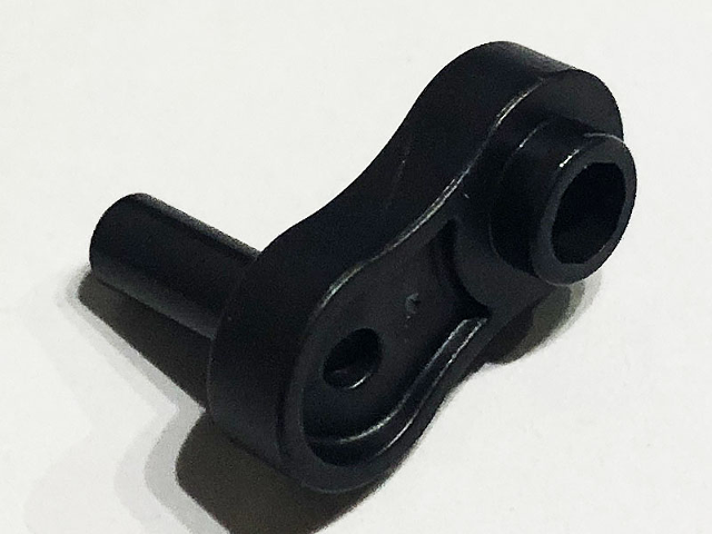 Tool Connector 3 Bar, 120 deg, Stud on Both Sides in Pearl Dark Gray