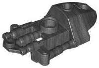 Large Figure Limb Cover (Toa Inika) in Pearl Dark Gray