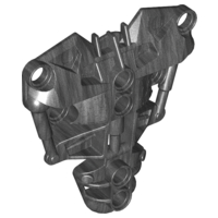 Large Figure Torso Cover, Armour, Toa Inika (Type 1) in Pearl Dark Gray