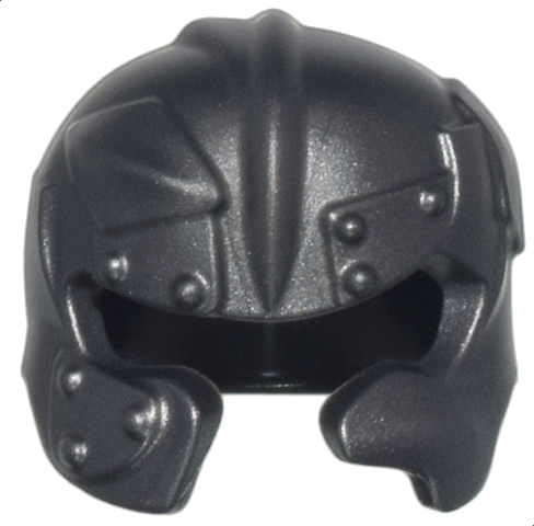 Helmet Orc with Straight Nose Protector (Sam) in Pearl Dark Gray