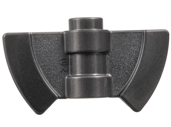Weapon Axe, Double Bladed in Pearl Dark Gray