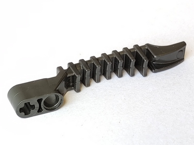 Launcher, Large Figure Weapon, Zamor Sphere Launcher, with Hole and Axle Hole in Pearl Dark Gray