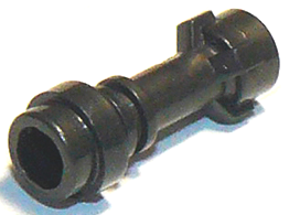 Weapon Lightsaber Hilt with Bottom Ring in Pearl Dark Gray