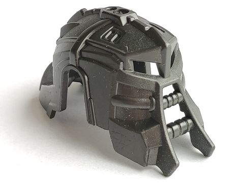 Large Figure Mask, Dual Sided - Fire Lord / Drilldozer in Pearl Dark Gray