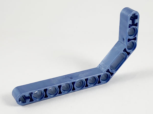 Technic Beam 1 x 11.5 Double Bent Thick in Pearl Sand Blue