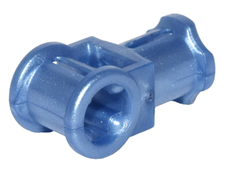 Technic Axle Connector with Axle Hole in Pearl Sand Blue