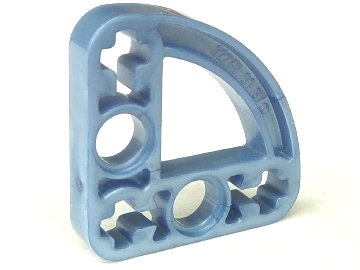 Technic Beam 3 x 3 L-Shape with Quarter Ellipse Thin in Pearl Sand Blue