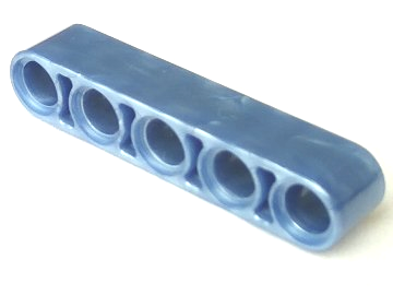 Technic Beam 1 x 5 Thick in Pearl Sand Blue