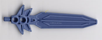 Large Figure Weapon Sword, Santis (Series 1) in Pearl Sand Blue
