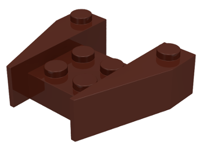 Brick Wedged 3 x 4 [No Stud Notches] in Brown