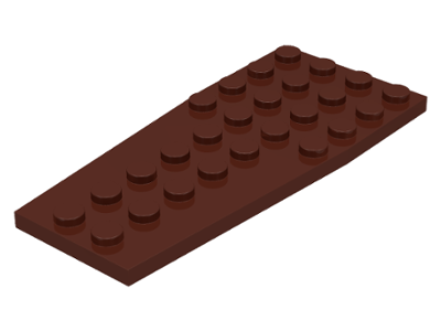 Wedge Plate 4 x 9 without Stud Notches in Brown