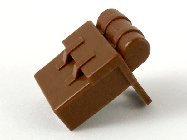 Minifig Neckwear Backpack Non-Opening in Brown