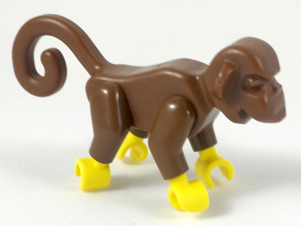 Animal, Monkey [Complete Assembly] in Brown