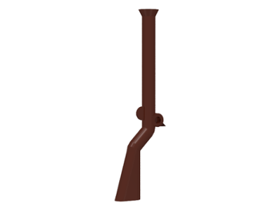 Weapon Gun / Flintlock / Musket (Pirate) in Brown