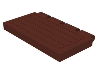 Hinge Train Gate 2 x 4 in Brown