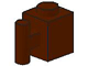 Brick Special 1 x 1 with Handle in Brown