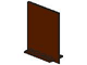Door 2 x 5 x 5 Swivel, Flat Base in Brown