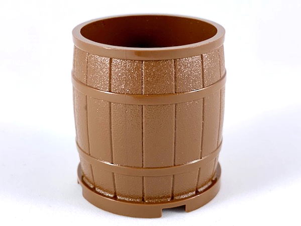 Barrel 4 x 4 x 3.5 in Brown