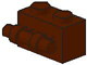 Brick Special 1 x 2 with Handle in Brown