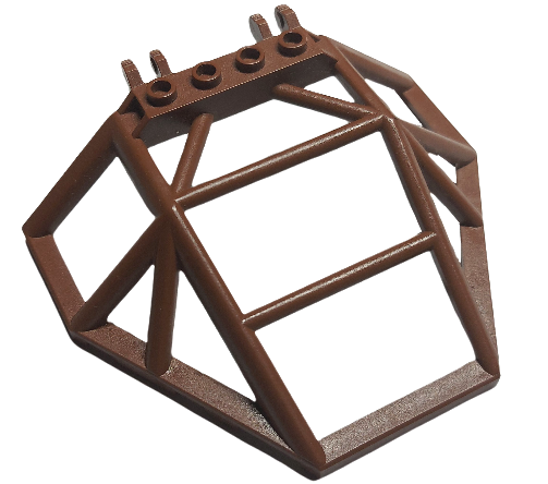 Windscreen 10 x 14 x 2 2/3 Roll Cage in Brown