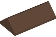Brick Sloped 45° 2 x 4 Double in Brown