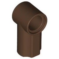 Technic Axle and Pin Connector Angled #1 in Brown