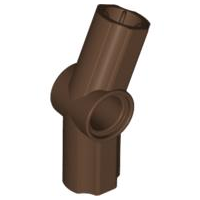 Technic Axle and Pin Connector Angled #3 - 157.5° in Brown