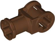 Technic Axle Connector with Axle Hole in Brown