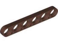 Technic Beam 1 x 6 Thin in Brown