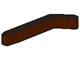 Technic Beam 1 x 9 Bent (7 - 3) Thick in Brown