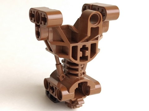 Large Figure Skeletal, Torso, Gearbox in Brown