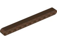 Technic Beam 1 x 11 Thick in Brown