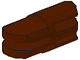 Arm Piece Straight with 2 and 3 Fingers in Brown