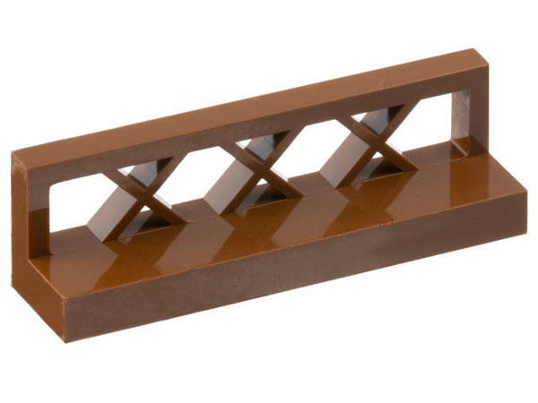 Fence Lattice 1 x 4 x 1 in Brown
