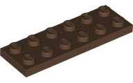 Plate 2 x 6 in Brown