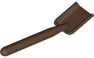 Equipment Shovel [Rounded Handle End] in Brown