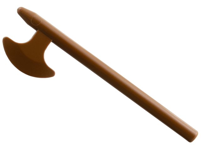 Weapon Halberd / Axe in Brown