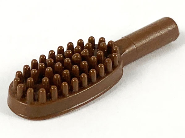 Equipment Hairbrush Short Handle [10mm] in Brown