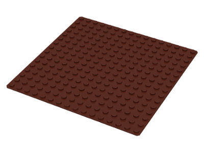 Baseplate 16 x 16 in Brown