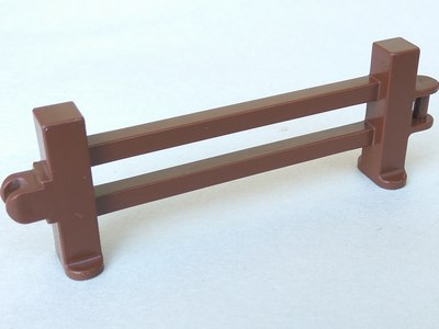 Duplo Fence 1 x 5 x 1 1/2, Interlocking in Brown