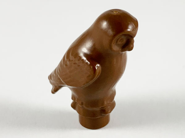 Animal, Bird, Owl Large, Rounded Features in Brown