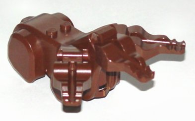 Creature Body Part, Dog Body, Three Heads (Fluffy) in Brown