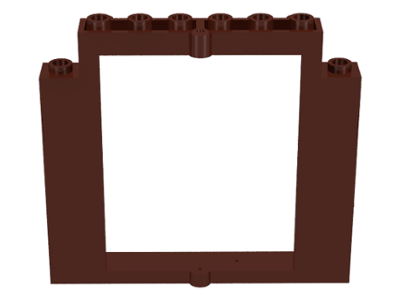 Door Frame 2 x 8 x 6 Swivel without Bottom Notches in Brown
