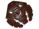 Large Figure Shield 5 x 5 with Triple Blasters in Brown