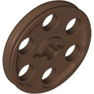 Technic Wedge Belt Wheel [aka Pulley] in Brown