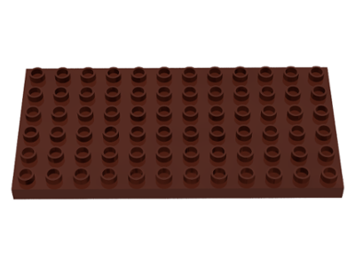 Duplo Plate 6 x 12 in Brown