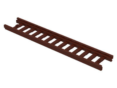 Ladder 14 x 2.5 in Brown